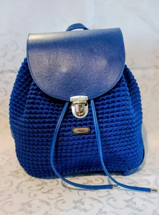 Zaino fatto a mano marrone