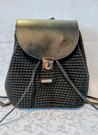 Zaino fatto a mano marrone