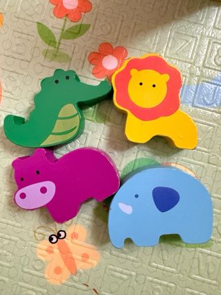 Juego de madera para estimulación infantil