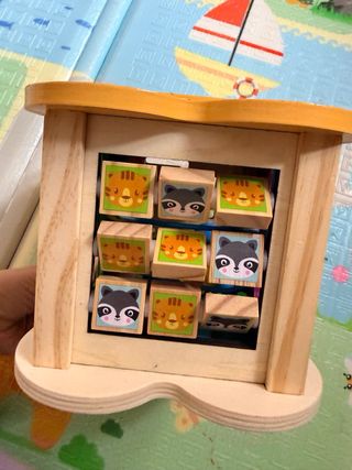 Juego de madera para estimulación infantil