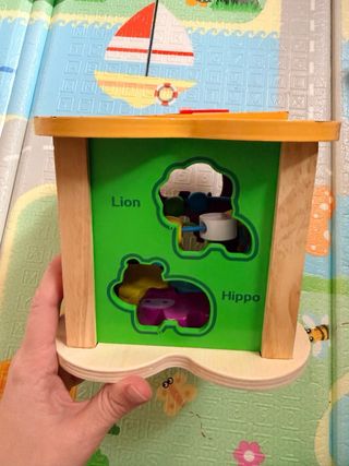 Juego de madera para estimulación infantil