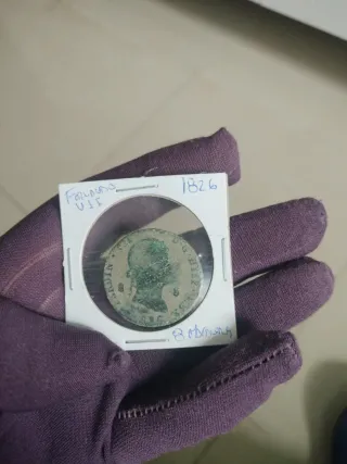 Moneda 8 Maravedíes 1826 Fernando VII