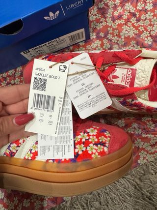 Adidas Gazelle Bold x Liberty London Tamanho 36