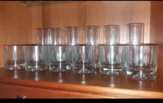 Juego de 12 vasos de whisky