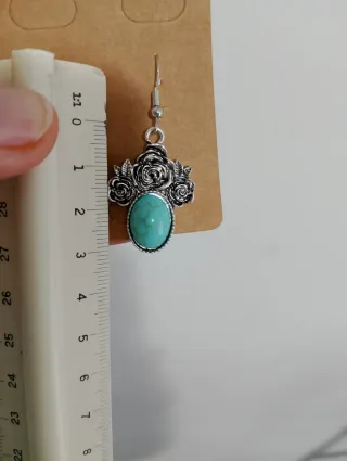 Orecchini Boho Rose Vintage & Turchese