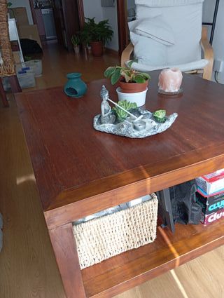 Mesa de centro madera maciza