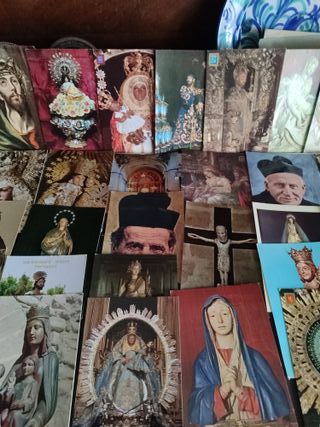 Lote Postales Antiguas Religiosas