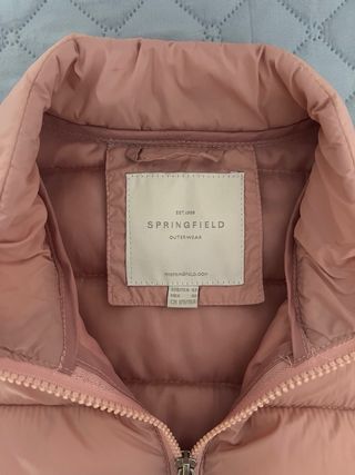 Chaqueta Springfield rosa acolchada