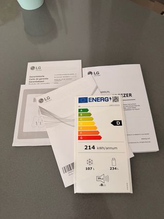 Nevera LG 341L Inox No Frost