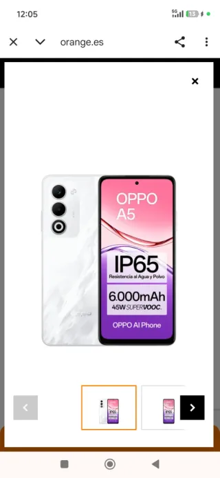 Oppo A5 Blanco