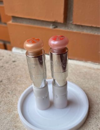 Dior Lip Glow Set Rosa y Coral