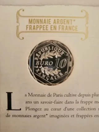 Francia 10 Euro 2021 Argento UNC