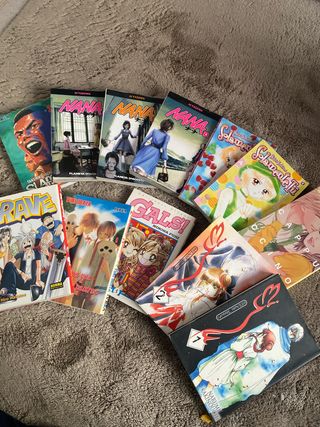 Manga pack:Lote Manga: Nana, Rave, Gals!,Solfege..