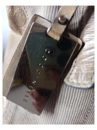 Borsa Coccinelle Pelle Velluto Tortora