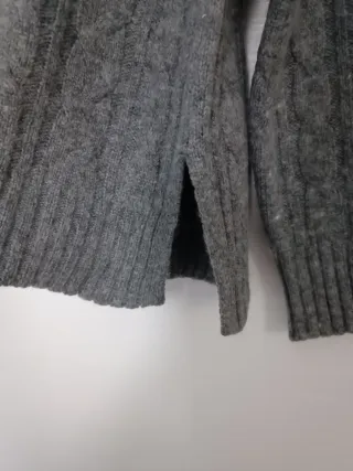 Jersey Zara Gris Trenzado