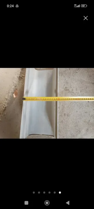 Canaleta y rejilla de desagüe