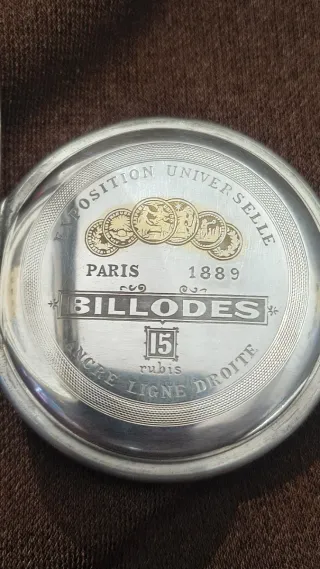 Reloj Bolsillo Billodes París 1889
