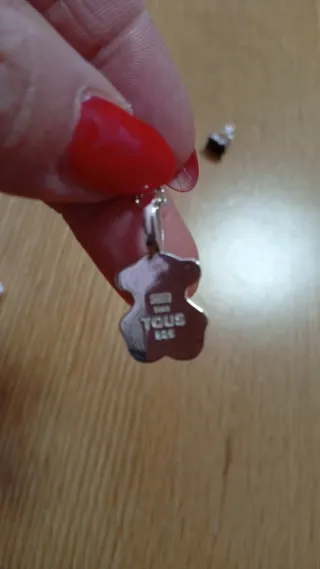 Conjunto Tous Colgante y Pendientes Oso Negro