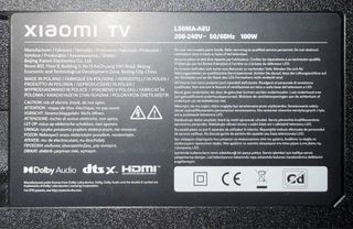 Xiaomi TV A2 50” 4K UHD – Google TV – Dolby Vision