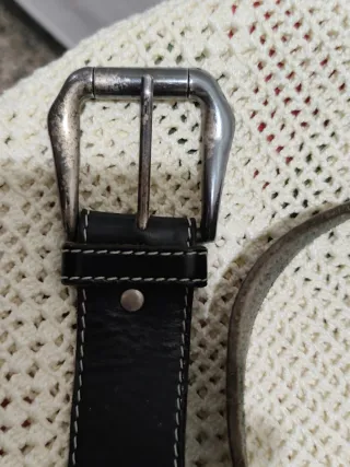 Cinturón de cuero Panamá Jack para hombre