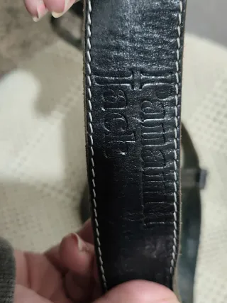 Cinturón de cuero Panamá Jack para hombre