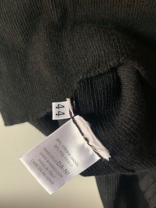 Maglione misto lana SO nero