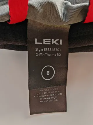 Guantes Esquí Leki Griffin Thermo 3D Talla 8