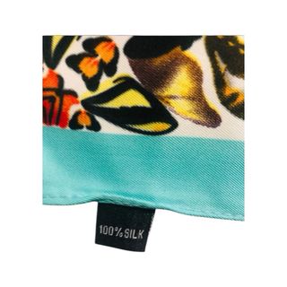 Pañuelo Seda 100% Mariposas Multicolor