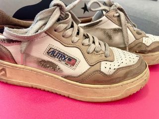 Autry Sneakers Donna Beige/Bianco