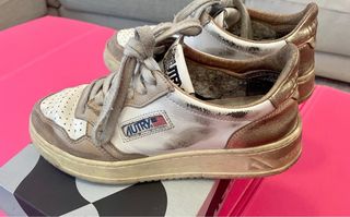 Autry Sneakers Donna Beige/Bianco
