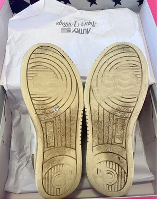 Autry Sneakers Donna Beige/Bianco