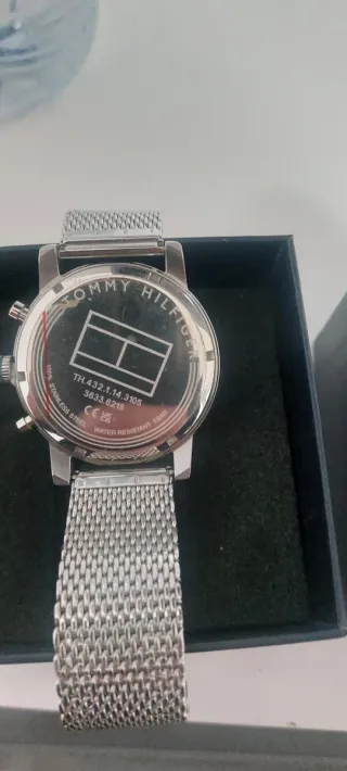 Reloj Tommy Hilfiger Azul y Plateado