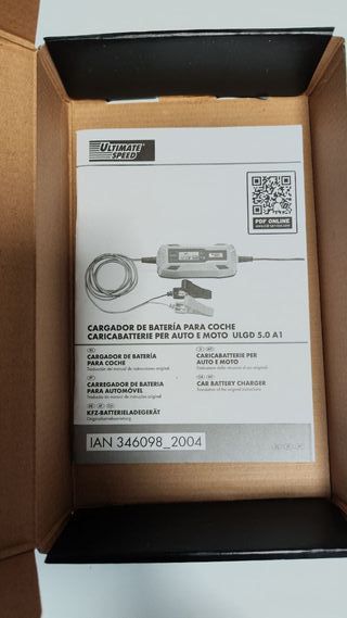 Cargador Batería Coche/Moto ULGD 5.0 A1 6V/12V