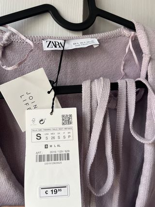 Chaqueta Zara Lila Talla S
