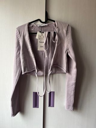 Chaqueta Zara Lila Talla S