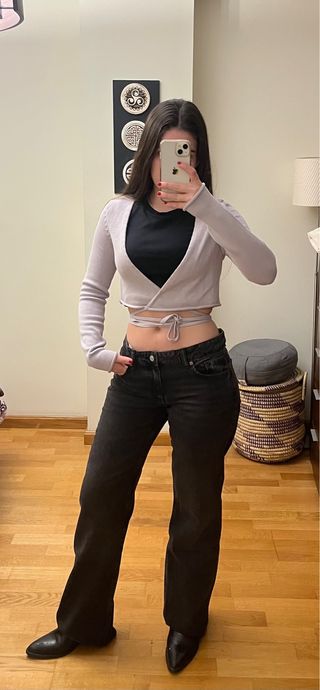 Chaqueta Zara Lila Talla S