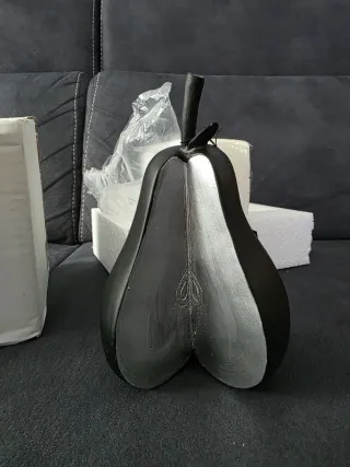 Pera Decorativa Casa Milano Nera/Argento