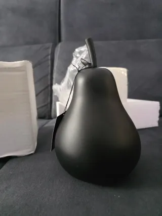 Pera Decorativa Casa Milano Nera/Argento