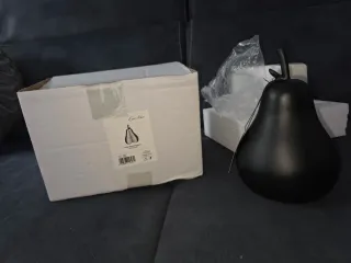 Pera Decorativa Casa Milano Nera/Argento