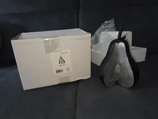 Pera Decorativa Casa Milano Nera/Argento