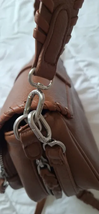 Bolso bandolera Desigual marrón
