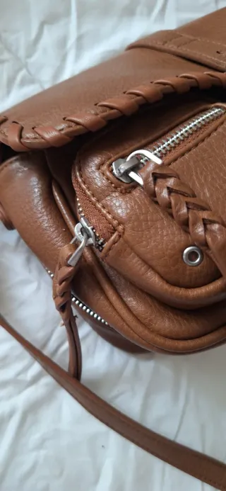 Bolso bandolera Desigual marrón