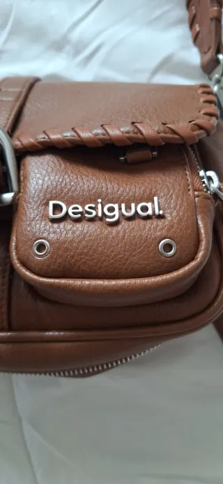 Bolso bandolera Desigual marrón