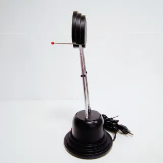 Lámpara Flexo Vintage Massive Negra Plateada