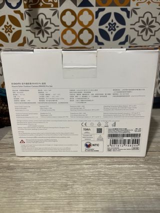 Cámara Exterior Xiaomi BW400 Pro Solar a estrenar