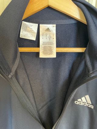 Chaqueta Adidas clásica azul marino