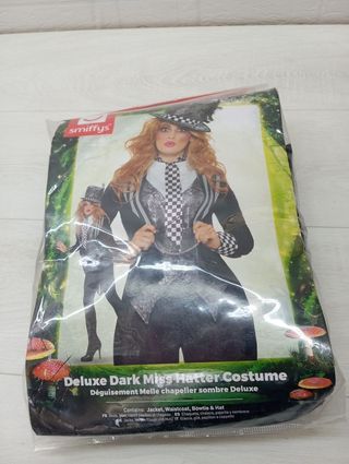 Disfraz de Miss Sombrerero Oscuro de lujo