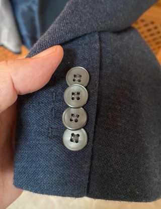 Chaqueta tipo blazer azul