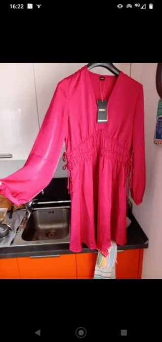 Vestito Hugo Boss donna rosa taglia FR 42