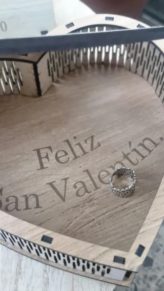 Joyero Corazón Artesanal Love Personalizado.